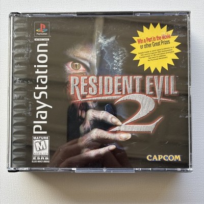 Resident Evil 2 PS1 Black Label Complete CIB PlayStation +Reg Card MINT DISCS 