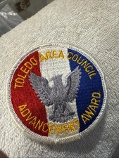 1 advancement award Toledo  Ohio Council Eagle Boy Scout BSA Camp Patch vtg