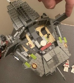 Lego Star Wars: AT-AP Walker 7671 100% Complete Set with Instructions no Box