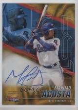 2021 Bowman's Best of Gold Lava Refractor 62/75 Maximo Acosta #B21-MA Auto vs3