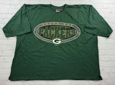 Vintage 1997 NFL The Edge Green Bay Packers T Shirt 4XL Football 100% Cotton