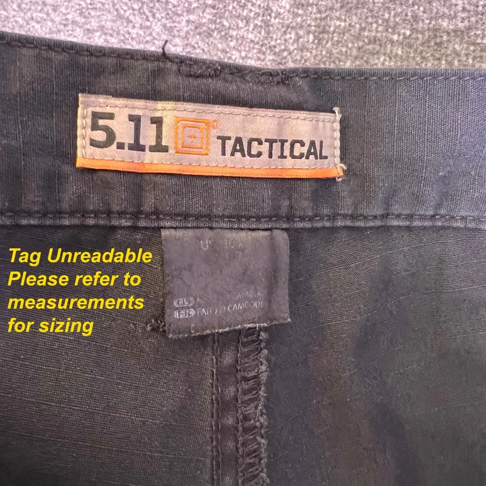 5.11 Tactical Cargo Pants Men 36x30 Black Military Outdoor Utility Work Fit33x30 - Image 3 of 4