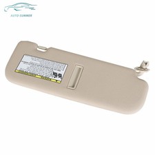 Fit For Hyundai Elantra 11 12-15 New Beige Sun Visor W/ Mirror Left Driver Side