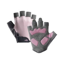 Fingerlose Fahrradhandschuhe Atmungsaktiv Fahrradhandschuhe Spandex Stoffbau