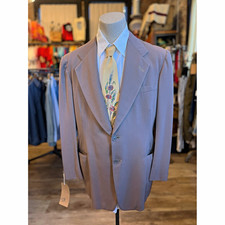 Vintage 1940s 1950s Gabardine Rockabilly Sport Coat 42