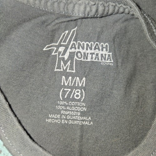Y2K Hannah Montana Girls T-Shirt Glitter Medium - Picture 6 of 6