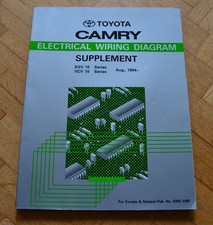 Supplemento cablaggio elettrico Toyota Camry agosto 1994 SXV 10 VCV 10