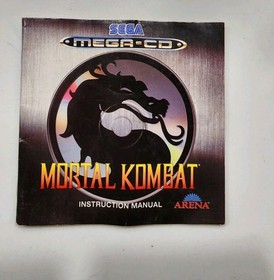 Mortal Kombat Sega Mega CD, Complete, Hard to Find, PAL