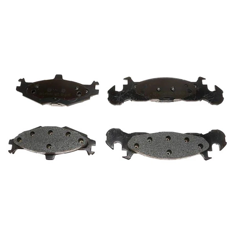 Front Brake Rotors + Metallic Brake Pads Hardware For 1984-1986 Chrysler LeBaron - Image 2 of 4