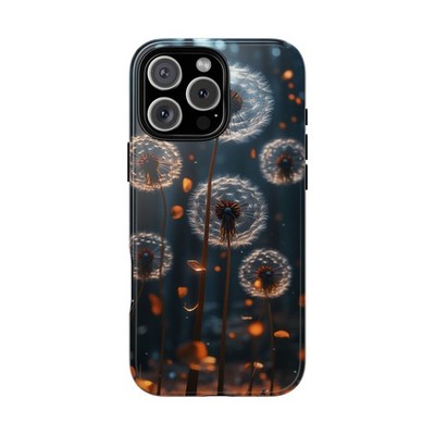 Phone Ink - Case for iPhone/Galaxy/Pixel - Dandelions Magic Forest Night