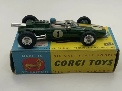 Vintage Corgi 155 Lotus Formula 1 Racing Car - VN Mint In Excellent Original Box