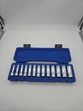 Cornwell CBP2LM Deep Chrome Socket Set 13pc, 3/8" Drive, 6-Point