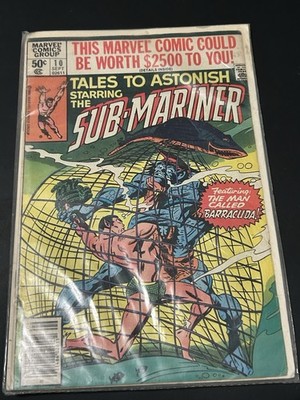 Marvel Tales to Astonish Staring The Sub Mariner Featuring The Barracuda