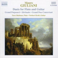 Mauro Giuliani Music for Flute and Guitar Shulman, Kraft CD UK IMPORT