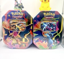 Pokemon Mega Charizard -Set of 2- Tins