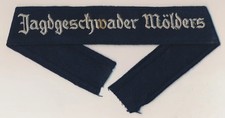 WW2 German cuff title Jagdgeschwader M&ouml;lders jacket patch insignia uniform tunic
