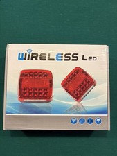 2pc Set Led Magnetic Wireless Trailer Taillight Kit Automotive New In Box
