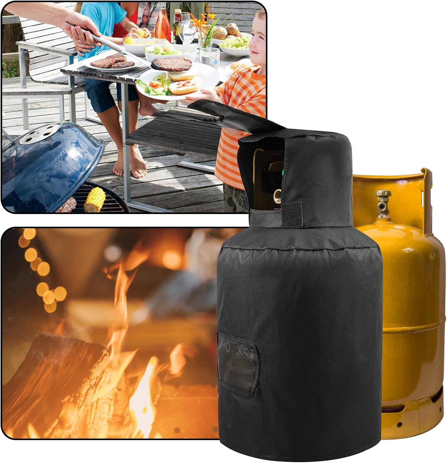 20lb Propane Tank Cover ,Ventilated Propane Gas Can Protection Covers, Heavy Dut