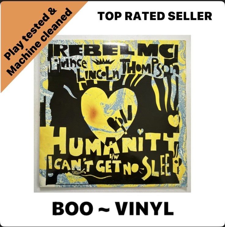 Rebel MC, Prince Lincoln Thompson - Humanity / I Can't Get No Sleep 1992 12” EX