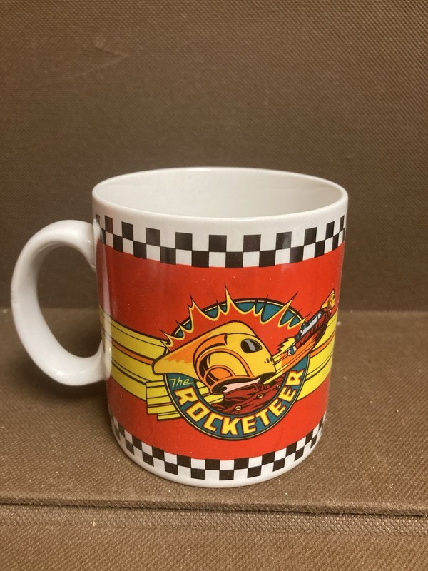 Disney The Rocketeer Ceramic Mug Cup Applause 1991 Vintage With Box