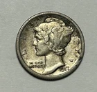 1917 D MERCURY DIME XF
