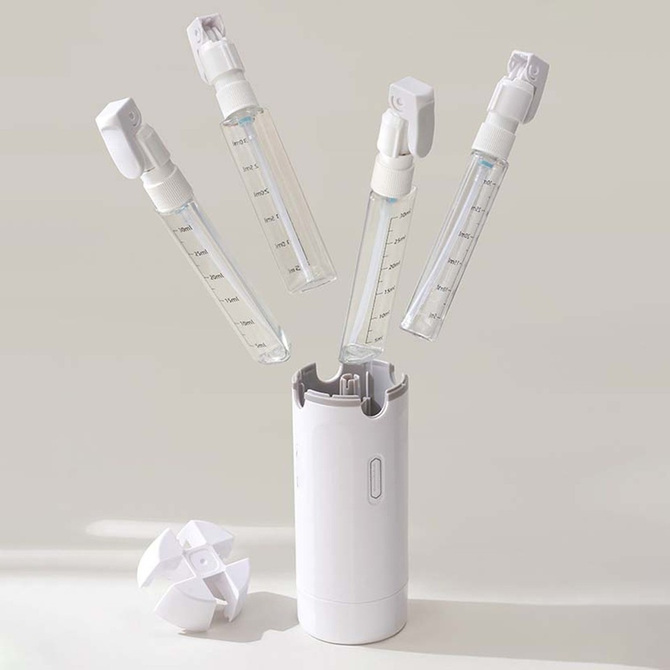 4 In 1 Travel Dispenser Bottle For Toiletries Portable Leakproof ...