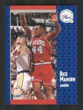 1991-92 Fleer #156 Rick Mahorn Philadelphia 76ers 43690