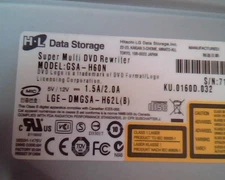 HP Super Multi DVD Rewriter GSA-H60N Oct 2007 CA01 LGE-DMGSA-H62L Drive