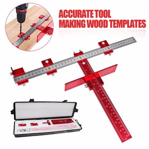 Aluminum Wood Dowel Jig Woodworking Cabinet Handle 