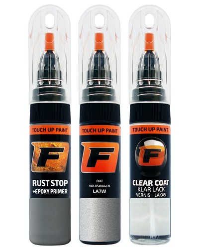 for VOLKSWAGEN LA7W REFLEX SILVER REFLEXSILBER TOUCH UP PAINT Pen Kit Scratch - Picture 10 of 10