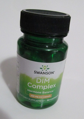 NEW SEALED SWANSON DIM COMPLEX HORMONE BALANCER 30 CAPSULES EXP 10/25