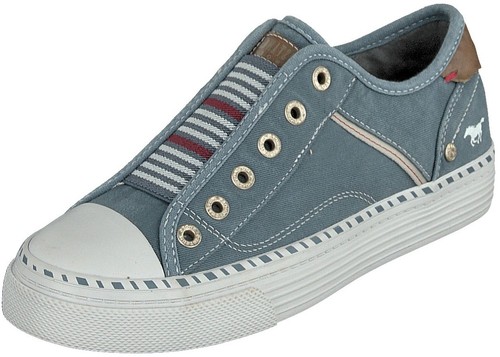 Zapatillas mujer Mustang colores discretos con suela de goma1376-402 - Imagen 3 de 7