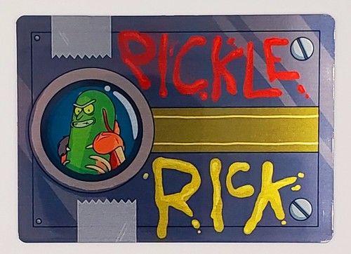 2019 Cryptozoic Rick & Morty Season 2 M11 Pickle Rick Convention Exclusive Metal - Picture 3 of 3