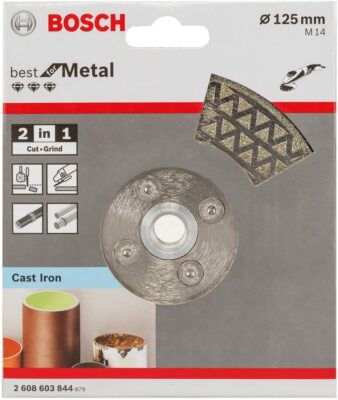 Bosch 125mm X M14 Diamanttrennscheibe Best For Metal Cast Iron 