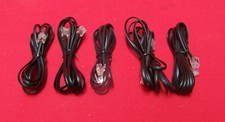 rj11 rj-11 2 wire 70 inch cordless phone cord by 5 pieces