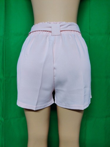 GK Fashion Womens Short Pants Casual Loose High Waist Elastic Pink Color Size M - Picture 10 of 11