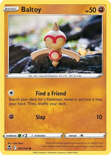 Baltoy 093/195 Swsh12: Sword & Shield - Silver Tempest