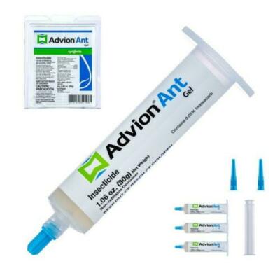 ADVION ANT   KILLER - 4 Tubes - Plunger&Tips  ** ANTS ONLY ** FAST SHIPPING **