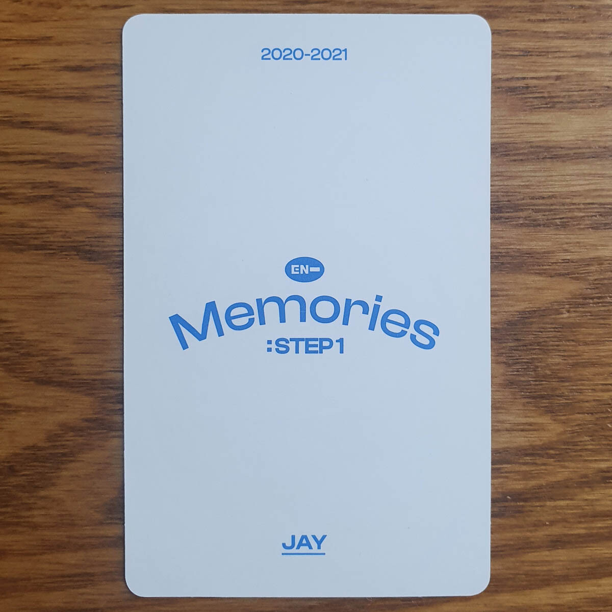 ENHYPEN  memories メモリーズ　ランダムトレカ　ジェイ Jay Official Photocard Enhypen Memories : Step 1 DVD Kpop Genuine