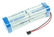 Senderakku für Graupner MX-12    Eneloop 9,6V / 2000mAh