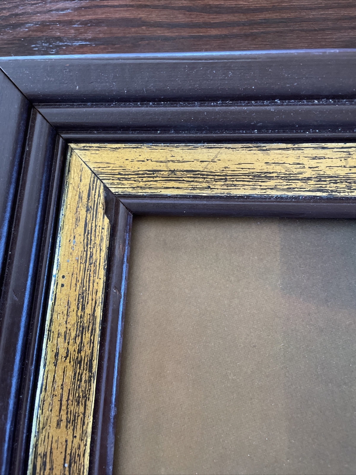 Grace Old Man Praying Picture Wood Framed Eric Enstrom Bovey MN 16” X