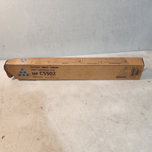 Ricoh 841754 MP C5502 Cyan Toner Genuine New OEM Sealed Boxed free ship