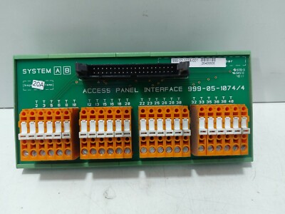 System 999-05-1074/4 Access Panel Interface