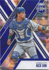 2017 Panini Elite Extra Edition Nick Dini  #87 Blue Aspirations /75 Royals