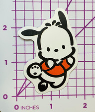 Pochacco Leaping in the Air Waterproof Resilient Vinyl Decal Sticker Bom...