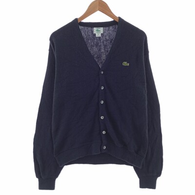 トップス 90s us made IZOD 6botann acryl cardigan 80s-90'S Lacoste IZOD Acrylic Knit Cardigan Made in USA
