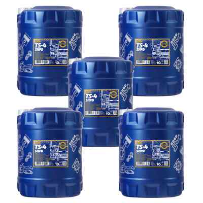 5x10 Liter MANNOL TS-4 SHPD 15W-40 Motoröl API CI-4 Plus CI-4/CH-4/SL ACEA E7