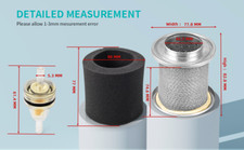 2x Air Filter Cleaner Element Fits For Honda XR80R XR100R 1985