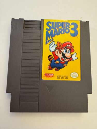 Jeu Nintendo NES : Super Mario Bros. 3 (Cartouche uniquement. Nettoyé et testé !) - Photo 1/7