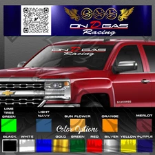 1x  On D Gas Racing Vinyl Decal Stickers #132